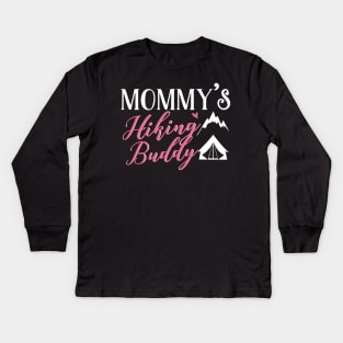 Hiking Mom and Baby Matching T-shirts Gift Kids Long Sleeve T-Shirt